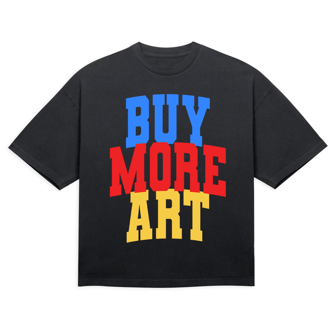 Buy More Art T-Shirt - Black