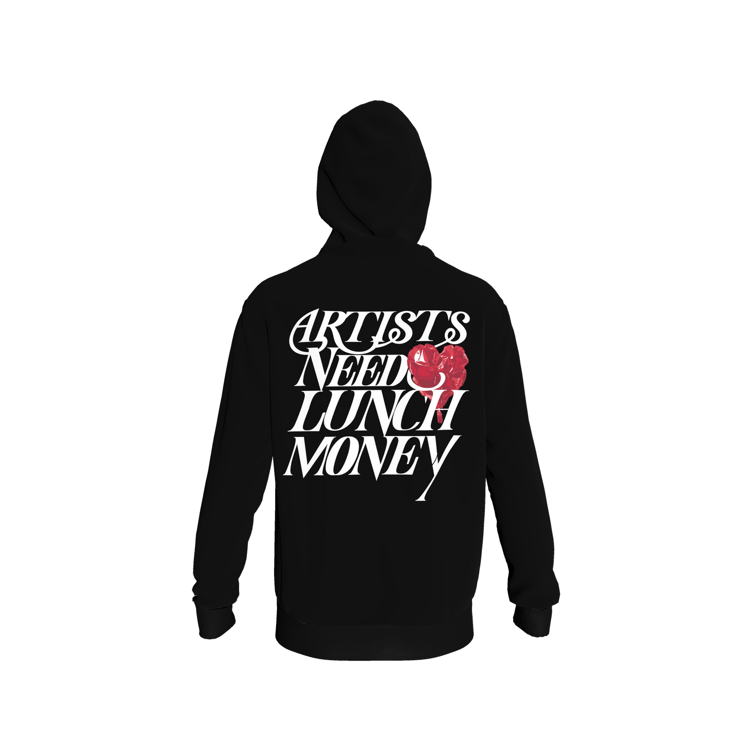 Love is Meant to be Shared Hoodie - Black